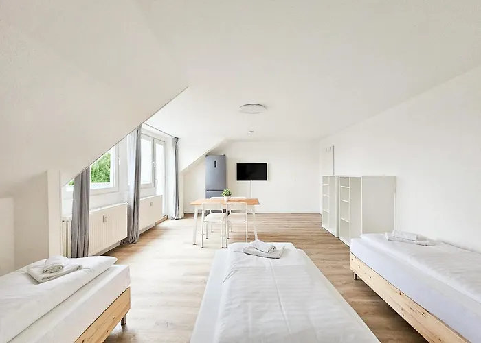 Tolstov - Monteurwohnungen - 3 Schlafzimmer - Kueche - Balkon - Waschmaschine - 25 Min Zur Messe Dus